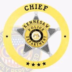 19-A2 Custom Police Badges And Design, Create, Build and Order Personalized Police Badges Officer Badges Gold