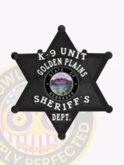 19-F1 Buy Custom Sheriff Badges And Design Create Build and Order Personalized Sheriff Badges Deputy Black Badges