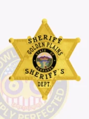 19-F1 Buy Custom Sheriff Badges And Design Create Build and Order Personalized Sheriff Badges Deputy Gold Badges