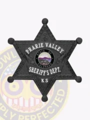 19-F8 Buy Custom Sheriff Badges And Design Create Build and Order Personalized Sheriff Badges Deputy Black Badges