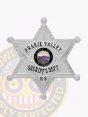 19-F8 Buy Custom Sheriff Badges And Design Create Build and Order Personalized Sheriff Badges Deputy Silver Badges