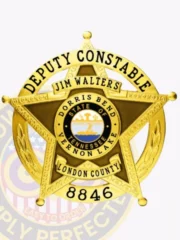 19-H15CB Buy Custom Constable Badges And Design, Create, Build and Order Deputy Badges Gold Badges