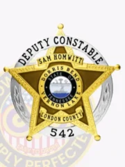 19-H15CB Buy Custom Constable Badges And Design, Create, Build and Order Deputy Badges Gold Silver