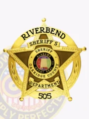 19-H15SFB Buy Custom Sheriff Badges And Design Create Build and Order Personalized Sheriff Badges Deputy Gold Badges