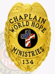 2-C10-2PCB Buy Custom Police Chaplain Badges And Design, Create, Build and Order Chaplain Badges Gold Badges