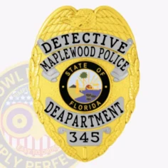 2-c12 custom badges and design, create, build and order custom badges personalized badges officer badges maplewood police gold