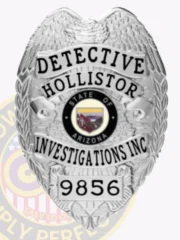 2-C13-3DB Custom Detective Badges and Police Detective Badges Silver Badges