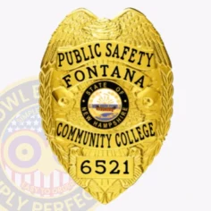 2-c13-3psb buy custom public safety badges and design, create, build and order safety officer badges gold badges gold