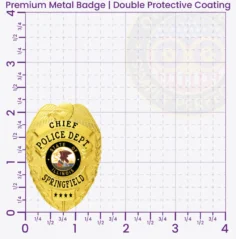 2-C14-2 Buy Custom Police Badges And Design, Create, Build and Order Personalized Police Badges Officer Badges Gold Badges 2.16 Premium