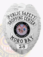 2-C14PSB Buy Custom Public Safety Badges And Design, Create, Build and Order Safety Officer Badges Silver Badges