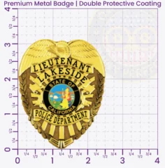 2-D2 Custom Police Badges And Design, Create, Build and Order Personalized Police Badges Officer Badges Gold Badges 3.10 Premium