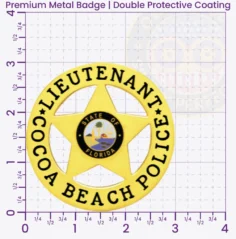 20-A16-2 Custom Police Badges And Design, Create, Build and Order Personalized Police Badges Officer Badges Gold Badges 3 Premium