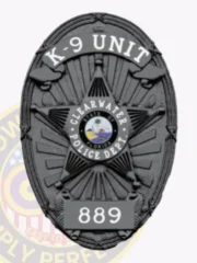 22-D22 Custom Police Badges And Design, Create, Build and Order Personalized Police Badges Officer Badges Black Badges