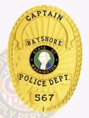 22-F1 Custom Police Badges And Design, Create, Build and Order Personalized Police Badges Officer Badges Gold Badges