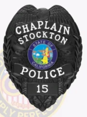 3-C11-2PCB Buy Custom Police Chaplain Badges And Design, Create, Build and Order Chaplain Badges Black Badges