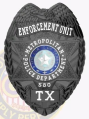 3-C118H14PLB Buy Custom Police Badges And Design, Create, Build and Order Personalized Police Badges Officer Badges Black Badges