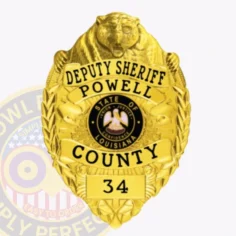 3-C11AKSFB Buy Custom Sheriff Badges And Design, Create, Build and Order Personalized Sheriff Badges Deputy Gold