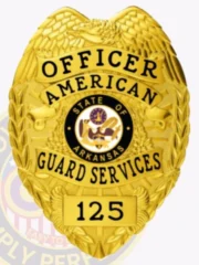 3-C11SOB Buy Custom Security Officer Badges And Design, Create, Build and Order Security Badges Gold Badges