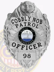 3-C11SOB Buy Custom Security Officer Badges And Design, Create, Build and Order Security Badges Silver Badges