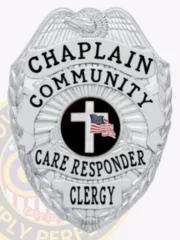 3-E17PCB Buy Custom Police Chaplain Badges And Design, Create, Build and Order Chaplain Badges Silver Badges