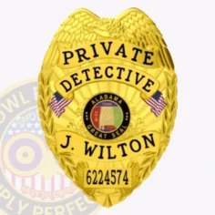 3c15db custom detective badges and police detective badges gold