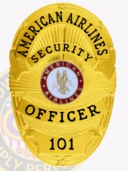 5-D10SOB Buy Custom Security Officer Badges And Design, Create, Build and Order Security Badges Gold Badges