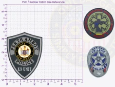 S21-A1-Buy Custom Police Patches And Design Create Build and Order Personalized-Police Patches and Customized Police Patches K9 Unit PVC Patch 3.5