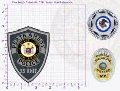 S21-A1-Buy Custom Police Patches And Design Create Build and Order Personalized-Police Patches and Customized Police Patches K9 Unit PVC Patch 4-1