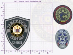 S21-A1-Buy Custom Police Patches And Design Create Build and Order Personalized-Police Patches and Customized Police Patches K9 Unit PVC Patch 4