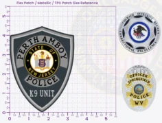 S21-A1-Buy Custom Police Patches And Design Create Build and Order Personalized-Police Patches and Customized Police Patches K9 Unit PVC Patch 4.5 Flex Patch