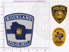 T15-A1 Buy Custom Police Patches And Design Create Build and Order Personalized-Police Patches and Customized Police Patches 3.625x4.25