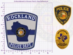 T15-A1 Buy Custom Police Patches And Design Create Build and Order Personalized-Police Patches and Customized Police Patches 3.80x4.5