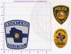 T15-A1 Buy Custom Police Patches And Design Create Build and Order Personalized-Police Patches and Customized Police Patches 3x3.5