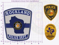 T15-A1 Buy Custom Police Patches And Design Create Build and Order Personalized-Police Patches and Customized Police Patches Embroidered 4.25x5