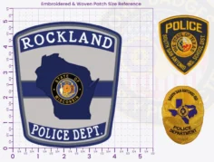 T15-A1 Buy Custom Police Patches And Design Create Build and Order Personalized-Police Patches and Customized Police Patches Embroidered 4.25x5