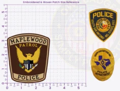 T15-A3 Buy Custom Police Patches And Design Create Build and Order Personalized-Police Patches and Customized Police Patch Patrol 3.5