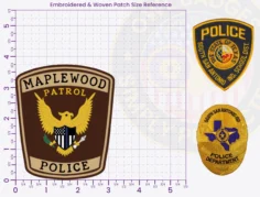 T15-A3 Buy Custom Police Patches And Design Create Build and Order Personalized-Police Patches and Customized Police Patch Patrol 3.75