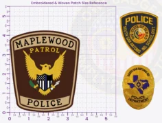 T15-A3 Buy Custom Police Patches And Design Create Build and Order Personalized-Police Patches and Customized Police Patch Patrol 4.25