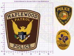 T15-A3 Buy Custom Police Patches And Design Create Build and Order Personalized-Police Patches and Customized Police Patch Patrol 4.75