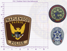 T15-A3 Buy Custom Police Patches And Design Create Build and Order Personalized-Police Patches and Customized Police Patch Patrol PVC Rubber 4