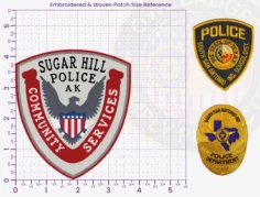 T2-A2A-Buy Custom Police Patches And Design Create Build and Order Personalized-Police Patches and Customized Police Patches Embroidered 4.25