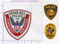 T2-A2A-Buy Custom Police Patches And Design Create Build and Order Personalized-Police Patches and Customized Police Patches Embroidered 4.5