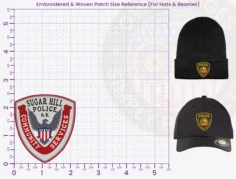 T2-A2A-Buy Custom Police Patches And Design Create Build and Order Personalized-Police Patches and Customized Police Patches Embroidered Hat Patches