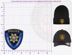 T2-A2B Buy Custom Police Patches And Design Create Build and Order Personalized-Police Patches and Customized Police Patch Embroidered 2.5