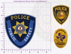 T2-A2B Buy Custom Police Patches And Design Create Build and Order Personalized-Police Patches and Customized Police Patch Embroidered 4.25