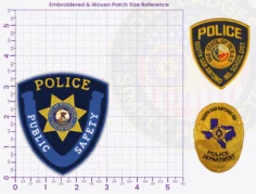 T2-A2B Buy Custom Police Patches And Design Create Build and Order Personalized-Police Patches and Customized Police Patch Embroidered 4.5-1