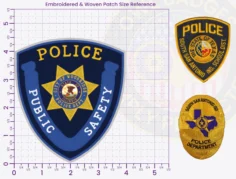 T2-A2B Buy Custom Police Patches And Design Create Build and Order Personalized-Police Patches and Customized Police Patch Embroidered 4.5