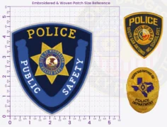 T2-A2B Buy Custom Police Patches And Design Create Build and Order Personalized-Police Patches and Customized Police Patch Embroidered 4.75