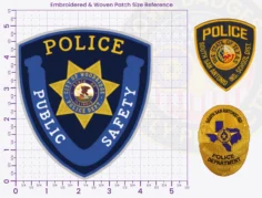 T2-A2B Buy Custom Police Patches And Design Create Build and Order Personalized-Police Patches and Customized Police Patch Embroidered 5