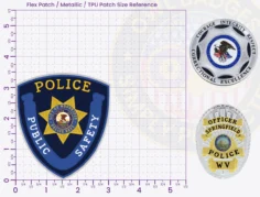 T2-A2B Buy Custom Police Patches And Design Create Build and Order Personalized-Police Patches and Customized Police Patch Flex Patch 3.5